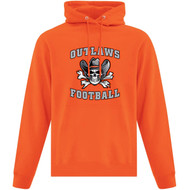 OOF Adult Fleece Hooded Sweatshirt - Orange (OOF-003-OR)