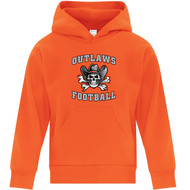 OOF Youth Fleece Hooded Sweatshirt - Orange (OOF-303-OR)