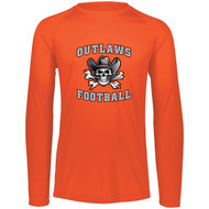 OOF Augusta Sportswear Youth Attain Wicking Long Sleeve Tee - Orange (OOF-302-OR)