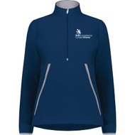 SON Augusta Women's Polar-fleece 1/2 Zip Pullover - Navy (SON-219-NY)