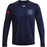 Station 120 Fire Under Armour Men’s Tech Team Long Sleeve - Navy (MSF-106-NY)
