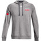 Mississauga Fire Under Armour Men’s Rival Fleece Hoodie - Castlerock Light Heather (MSF-101-CK)