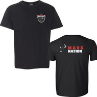 MAV Youth Softstyle T-Shirt (Decoration 1) - Black (MAV-301-BK)