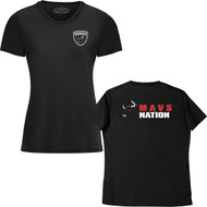 MAV Women’s Pro Team Short Sleeve Tee (Design 1) - Black (MAV-208-BK)