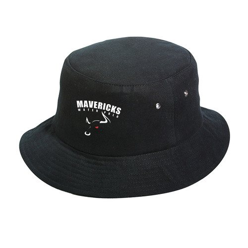 MAV Brushed Cotton Bucket Hat -Black (MAV-052-BK.KP-CT3870-BLA-OS)