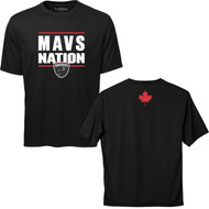 MAV Men’s Pro Team Short Sleeve Tee (Design 2) - Black (MAV-109-BK)