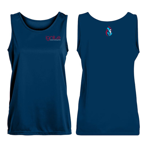 IGN Girls Training Tank - Navy (IGN-321-NY)