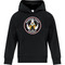 WPH Youth Fleece Hooded Sweatshirt (Design 1) - Black (WPH-311-BK)