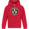 WPH Youth Fleece Hooded Sweatshirt (Design 1) - Red (WPH-311-RE)