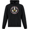 WPH Adult Fleece Hooded Sweatshirt (Design 1) - Black (WPH-011-BK)