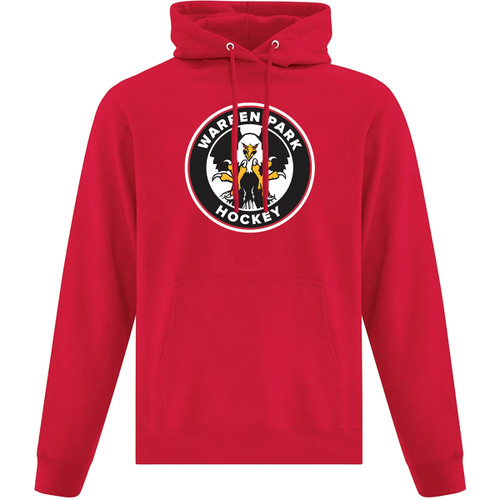 WPH Adult Fleece Hooded Sweatshirt (Design 1) - Red (WPH-011-RE)