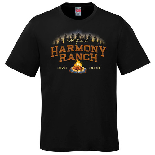 HRR 50th Anniversary T-Shirt - Black (HRR-023-BK)