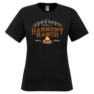 Harmony Ranch 50th Anniversary Women T-Shirt - Black