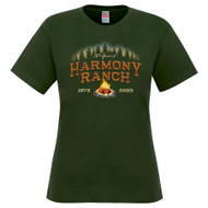 Harmony Ranch 50th Anniversary Women T-Shirt - Forest
