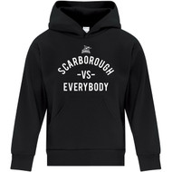 SSH Youth Everyday Fleece Hoodie with Scarborough VS Everybody Logo - Black