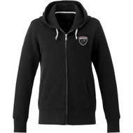 MAV Lakeview Women’s Cotton Blend Fleece Full Zip Hoodie - Black (MAV-213-BK)