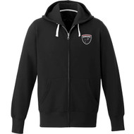 MAV Lakeview Men’s Cotton Blend Fleece Full Zip Hoodie - Black (MAV-113-BK)