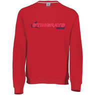 NSW Adult Dri-Power Fleece Crew Sweatshirt - True Red (NSW-066-RE)