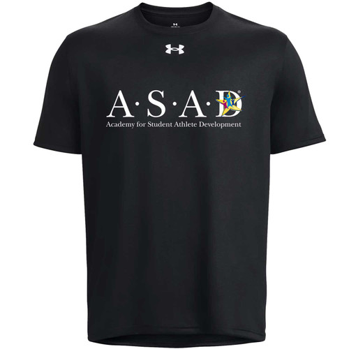 ASA Under Armour Men’s Tech Team Short Sleeve - Black (ASA-105-BK)
