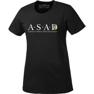 ASA Women’s Pro Team Short Sleeve Tee - Black (ASA-206-BK)