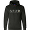 ASA Champion Adult Double Dry Eco Pullover Hoodie - Black (ASA-011-BK)