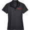 HTS Devon & Jones Women's CrownLux Performance Plaited Polo - Black (HTS-222-BK)
