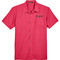 HTS Harriton Men's Barbados Textured Camp Shirt - Parrot Red (HTS-123-PA)