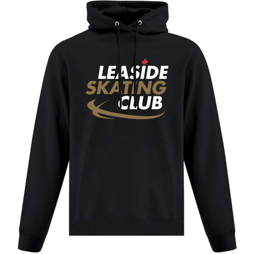 LSC Adult Everyday Fleece Hooded Sweatshirt - Black (LSC-003-BK)