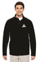 Ontario District Embroidered Men's Soft Shell Jacket - Black (ONT-005-BK)