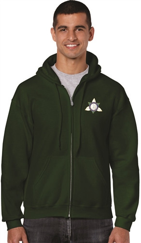 Ontario District - Gildan Adult Full Zip Hoody - Forest (ONT-002-FO)