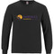 APC Adult Ring Spun Cotton Crewneck Long Sleeve T-shirt - Black (APC-002-BK)