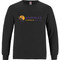 APC Youth Ring Spun Cotton Crewneck Long Sleeve T-shirt - Black (APC-302-BK)