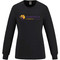 APC Ladies Ring Spun Cotton Crewneck Long Sleeve T-shirt - Black (APC-202-BK)