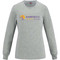 APC Ladies Ring Spun Cotton Crewneck Long Sleeve T-shirt - Athelic Grey Heather (APC-202-AH)