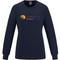APC Ladies Ring Spun Cotton Crewneck Long Sleeve T-shirt - Navy (APC-202-NY)