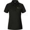 APC Ladies Pique Mesh Polo - Black (APC-207-BK)