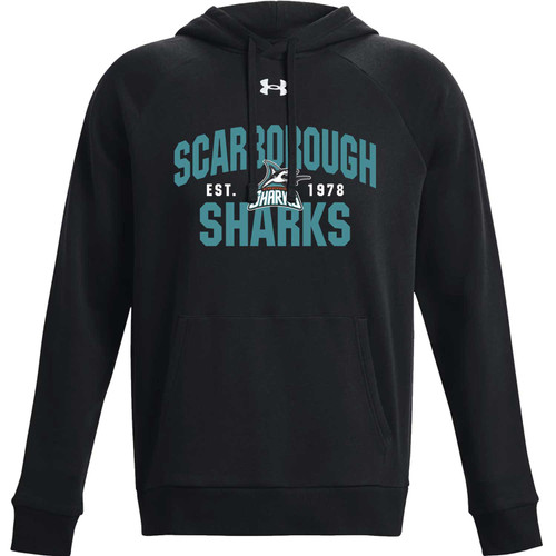SSH Under Armour Men's Rival Fleece Hoodie - Black (SSH-147-BK)