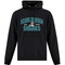 SSH Adult Everyday Fleece Hooded Sweatshirt - Black (Design 1) (SSH-050-BK)