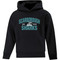 SSH Youth Everyday Fleece Hooded Sweatshirt - Black (Design 1) (SSH-350-BK)