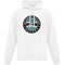 SSH Adult Everyday Fleece Hooded Sweatshirt - White (Design 2) (SSH-015-WH)