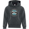 SSH Youth Everyday Fleece Hooded Sweatshirt - Dark Heather (Design 2) (SSH-315-DH)