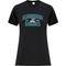SSH Women’s Everyday Cotton Tee - Black (Design 1) (SSH-224-BK)