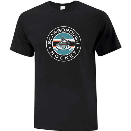 SSH Men’s Everyday Cotton Tee - Black (Design 2) (SSH-125-BK)