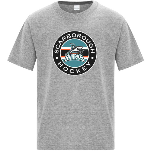 SSH Youth Everyday Cotton Tee - Athletic Heather (Design 2) (SSH-325-AH)