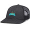 SSH Pacific Headwear Melange Heather Low-Profile Trucker - Lack Heather (SSH-076-BK.AG-210C-BBB-OS)