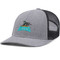 SSH Pacific Headwear Melange Heather Low-Profile Trucker - Grey Heather (SSH-076-GY.AG-210C-GBG-OS)