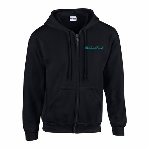 Baldwin Blend Full Zip Hoodie (HRR-003-BK)