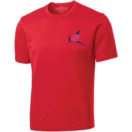 NSW Men's Pro Team Short Sleeve Tee - Red (NSW-146-RE)