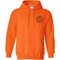 PHF Adult Heavy Blend Hooded Sweatshirt - Safety Orange (Design 1) (PHF-017-SO)