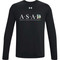 ASA Under Armour Men’s Tech Team Long Sleeve - Black (ASA-112-BK)